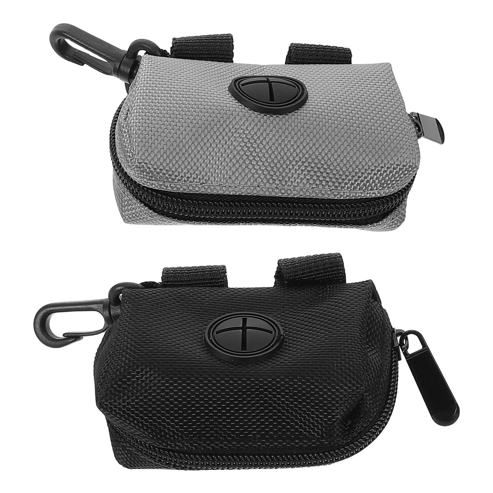 

2Pcs Pet Poop Bag Holder Dog Waste Bag Dispenser Large Capacity Leakproof for Leash Outdoor Walking Access Carabiner