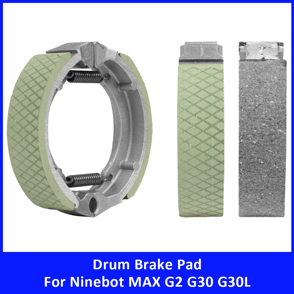 Mulan 50 Drum Brake Shoes Replacement for Segway Ninebot MAX G2 G30 G30L Electric Scooter Wear-Resistant Brake Pads Accessories