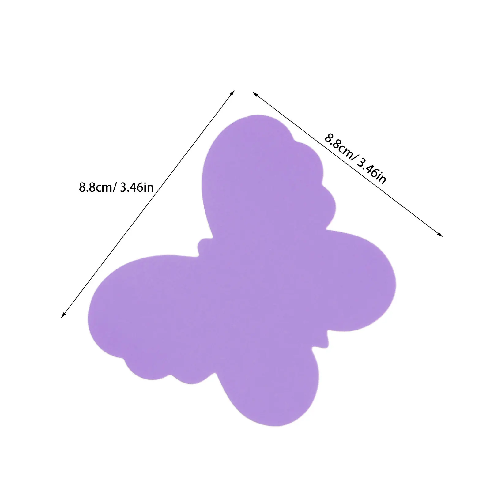 108 Pcs Classroom Supplies Blank Butterflies Cutout Bulletin Board Decorations Cutouts Paper Schools