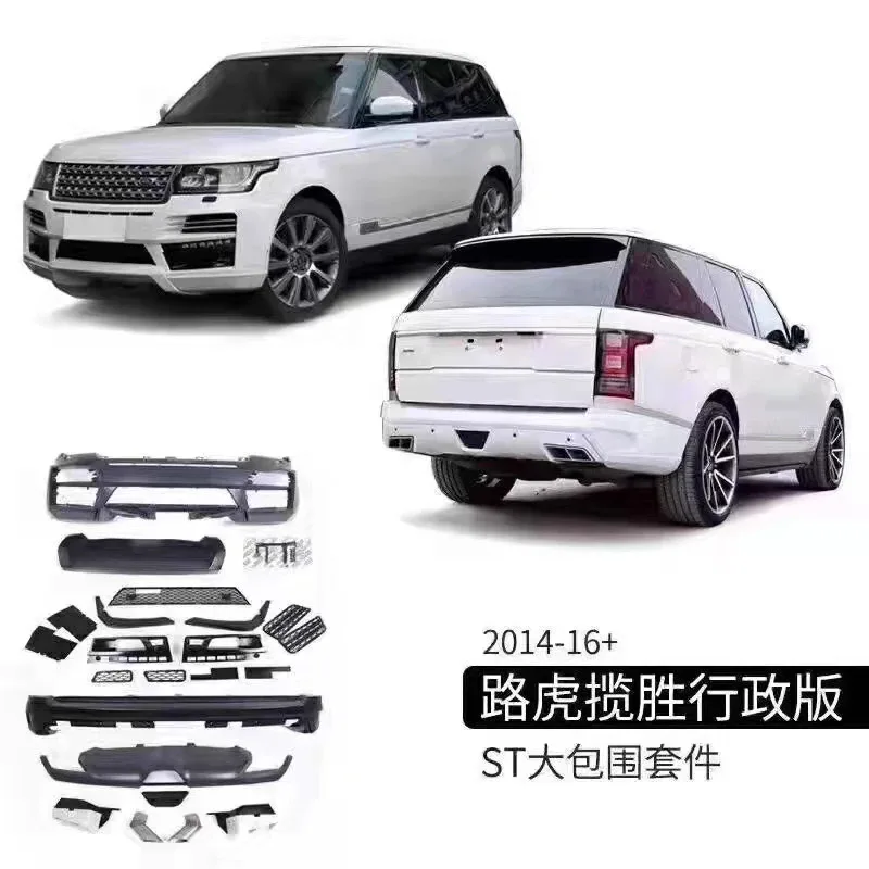 

Factory Price Startec Style Body Kit Front Bumper Rear Bumper Lip Side Skirts Grill Kit for 2013-2017 Range Rover Vogue L40
