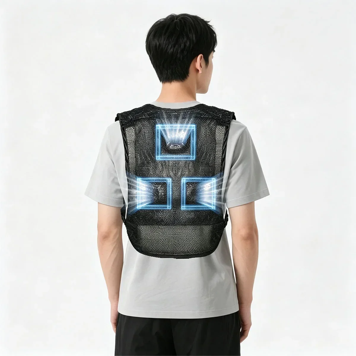 Summer Semiconductor Cooling Air Conditioning Suit Outdoor Construction Site Vest Cooling Airconditioning Suit Vest Cooling Suit