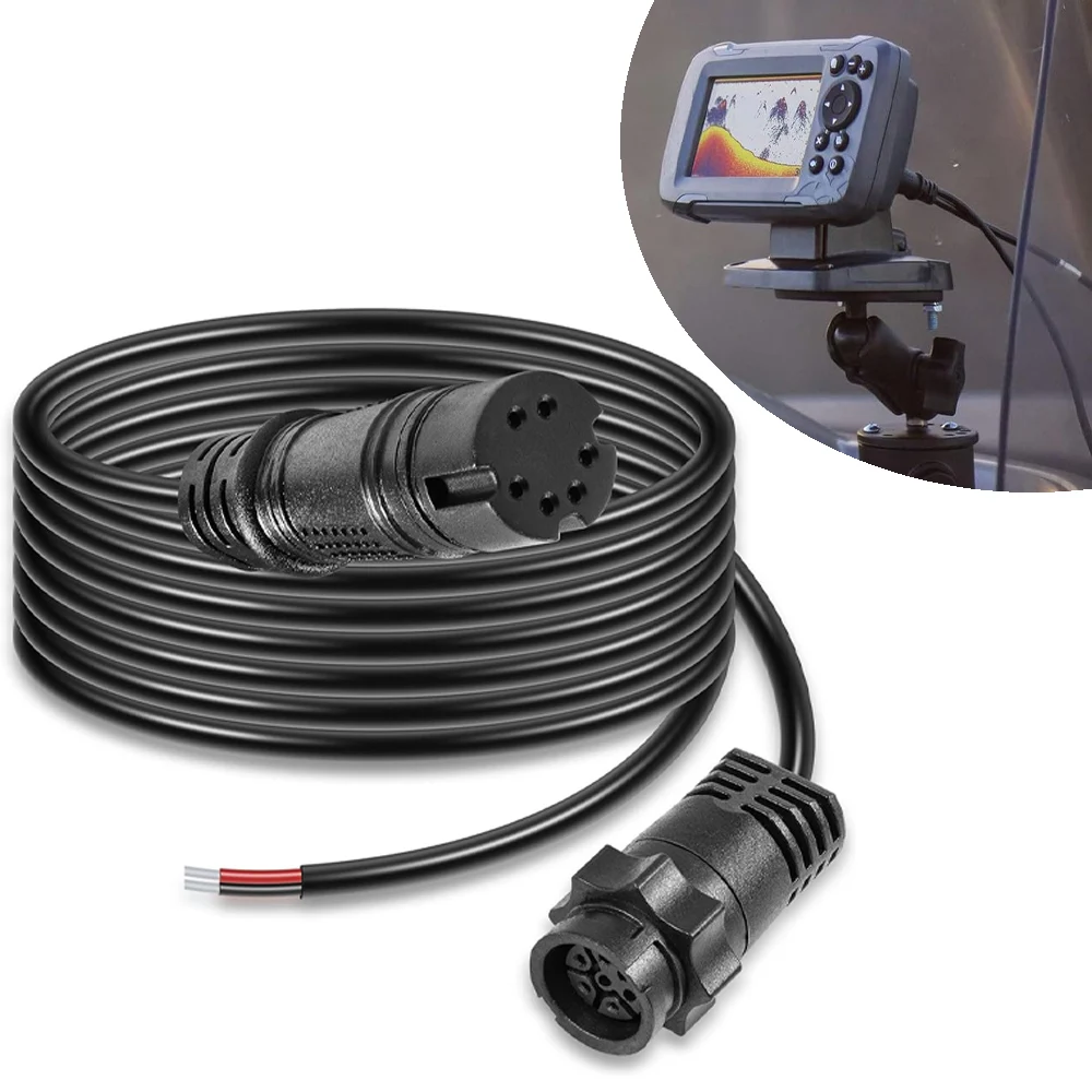 

000-14070-001 Xdcr Adapter Cable 7-Pin Transducer Adaptor Y-Cable Fits for Lowrance HOOK2 4X Models