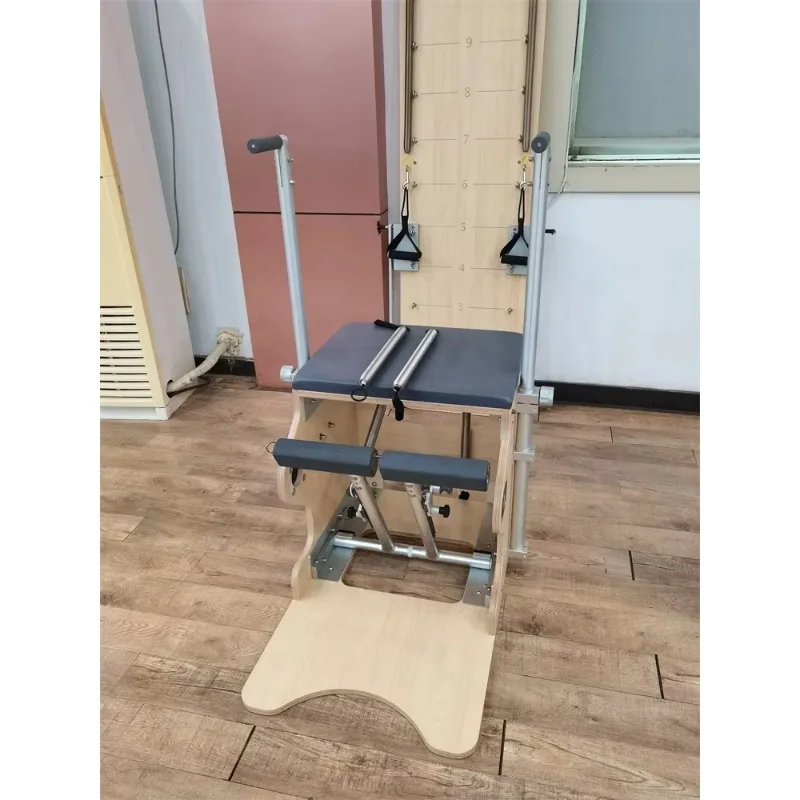 YTYIN Professional Home Gym Set | Oak Wood Pilates Reformer, Wunda Chair for Yoga & Workout view 2