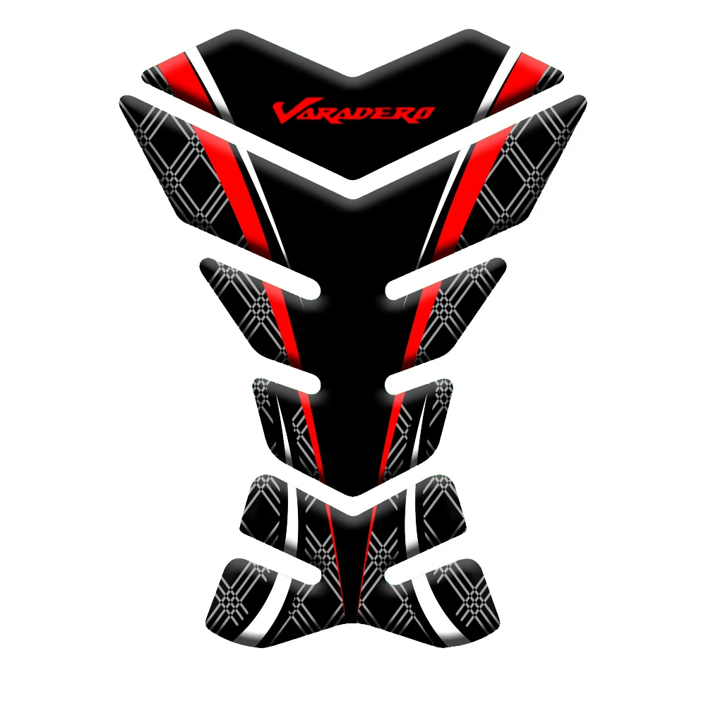 Autocollant de protection pour réservoir de moto en résine 3D, pour Honda Varadero XL 125 250 1000