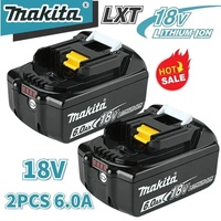 100% Genuine/Original Makita 18v battery bl1850b BL1850 bl1860 bl 1860 bl1830 bl1815 bl1840 LXT400 6.0Ah for makita tools drill