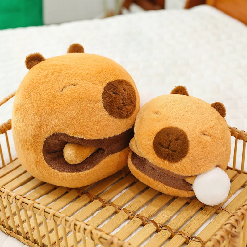 

Kawaii Plush Toy Capi Bara Capybara Sleeping Animal Stuffed Doll Kids Birthday Gift Cute Filled Doll for Children