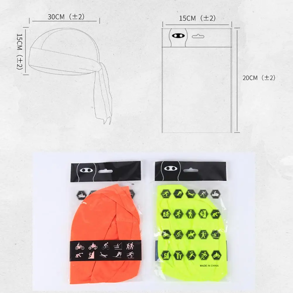 Sweat Wicking Ciclismo Beanie Headwear, Skull Caps, forro do capacete, Cooling Chemo Caps, Lenço de cabeça multicolor para homens e mulheres