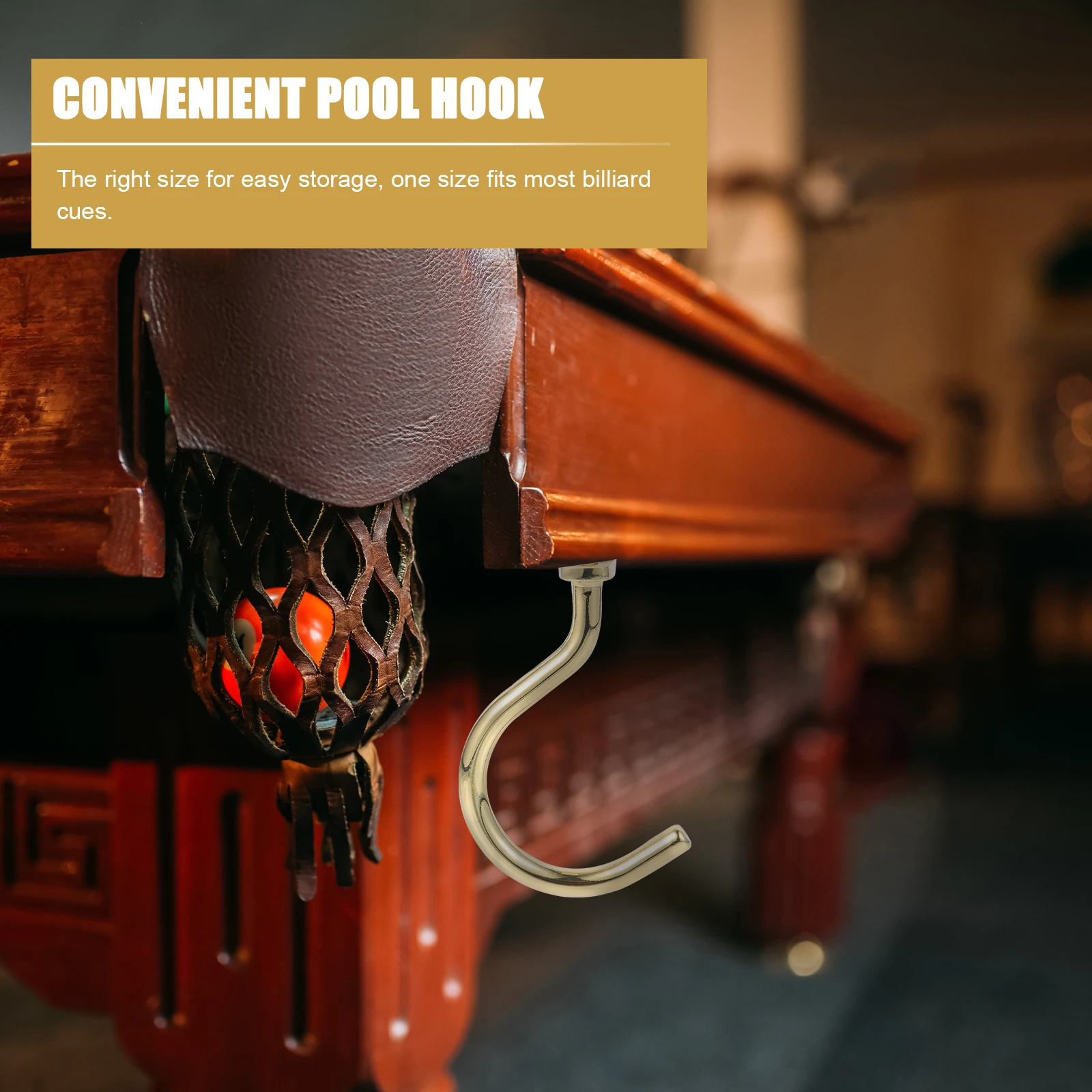 

Pool Table Hook Rack Billiard Cue Holder Metal Triangle Bracket Wear Resistant Snooker Accessory Black Supply
