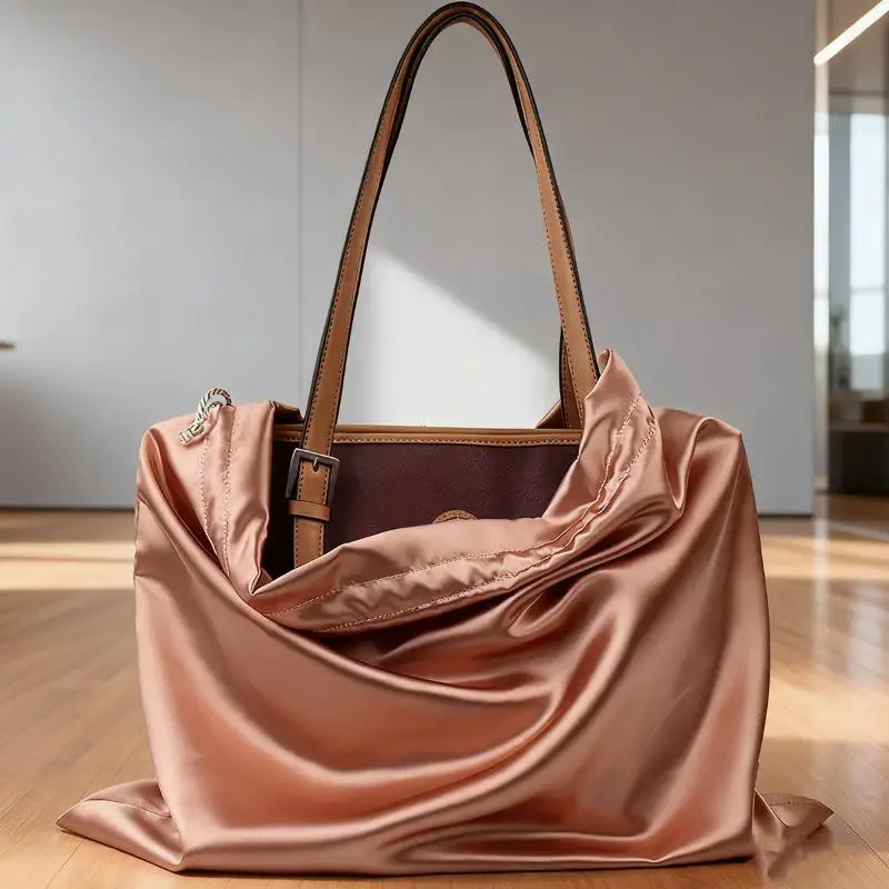 Thick Dust Cover Storage Bags Handbags Silk Cloth Dust Bags Fashion Dustproof Travel Drawstring Pouch