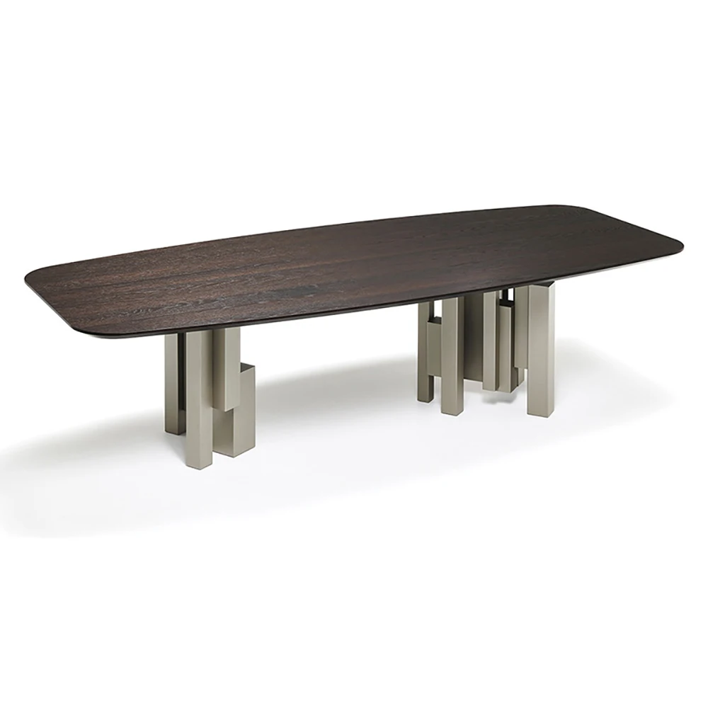 Modern Minimalist Small Family Home Dining Table Villa Furniture