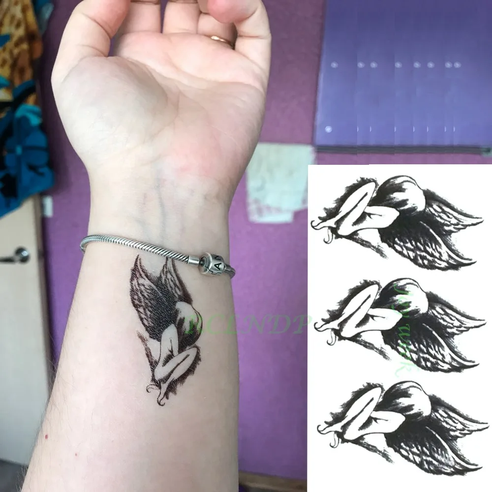 Waterproof Temporary Tattoo Sticker musical note Fake Tatto Flash Tatoo Hand Back Foot tattoos for Girl Women Men Kid image 6