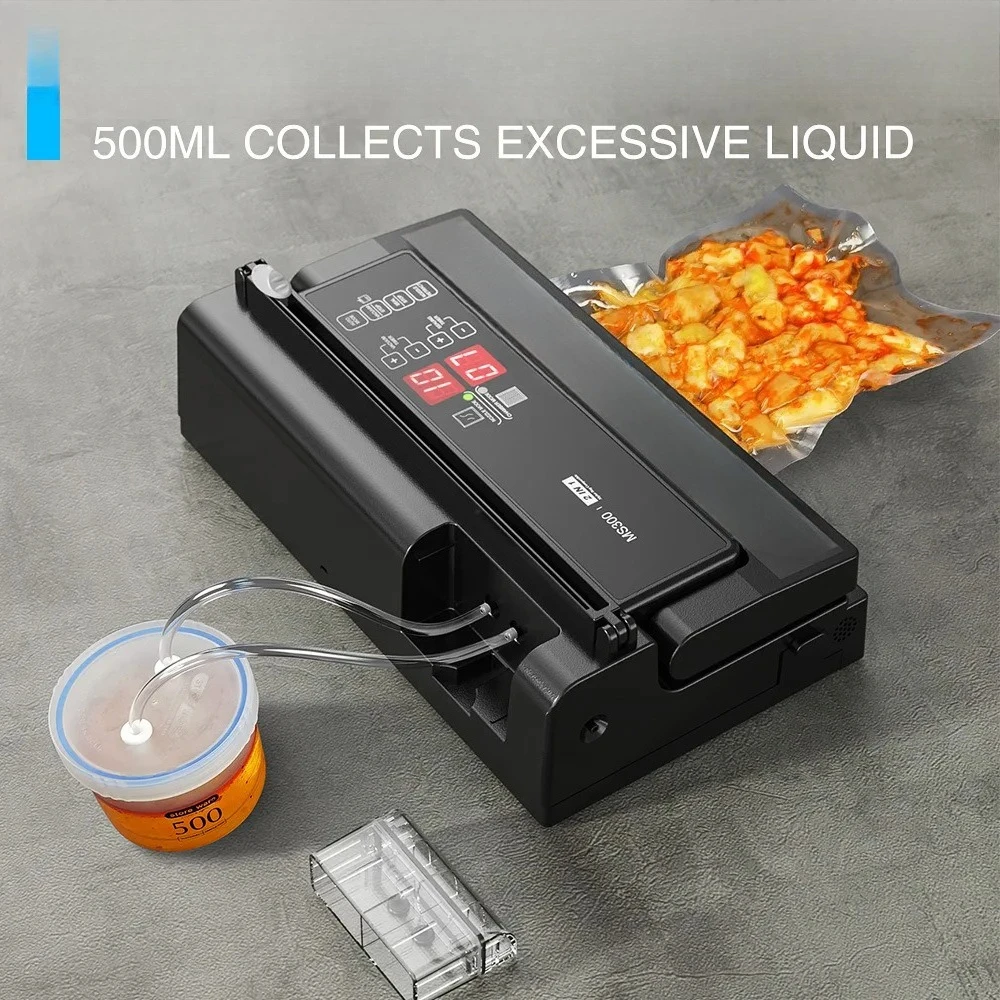 MS300 Universal Vacuum Sealer Kit for Kitchen - Aluminum Foil Bag Compatible with All Food Types