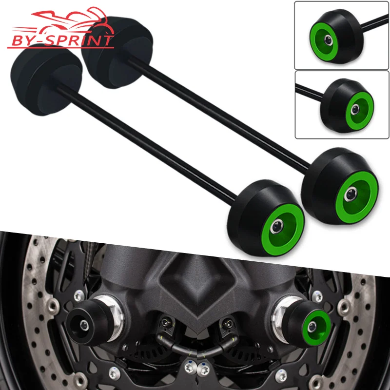 

Z900RS Front Rear Axle Fork Wheel Protector Cap For Z900 RS z900rs 2017-2023 2022 2021 Motorcycle Modified Crash Sliders Pad