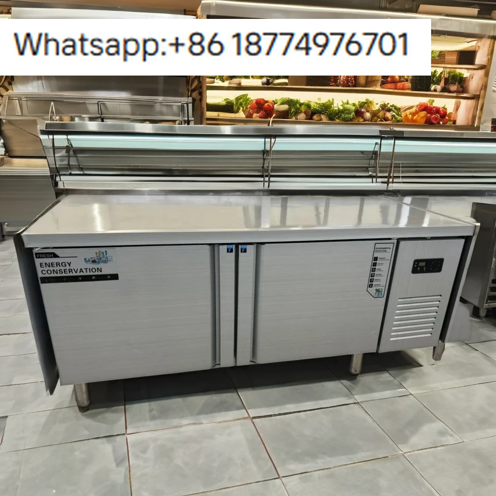 

Wholesale Stainless Steel 2-Door Refrigerator Fashionable Freezer for Food Stores Direct Factory Supply