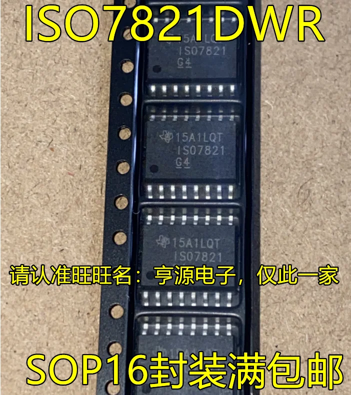 

Новый чипсет ISO7821DWR ISO7821 SOP16 IC, оригинальный чипсет IC, 10 шт.