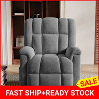 TV Recliner Chair, Electrically Adjustable, with Standing & Reclining Function, with Massage & Heat Function, for Living Room