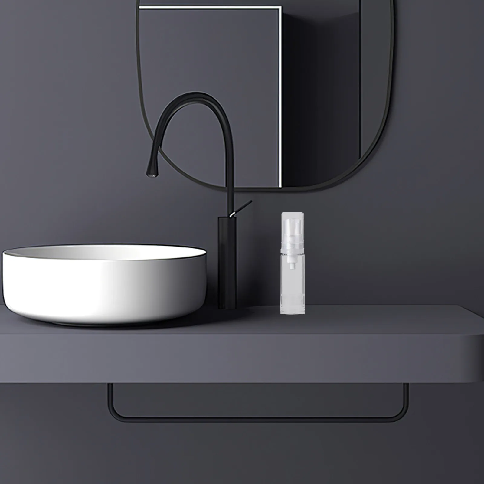 

Набор из 24 дорожных вакуумных флаконов: прозрачные многоразовые дозаторы для лосьонов, кремов и пробников уходовой косметики