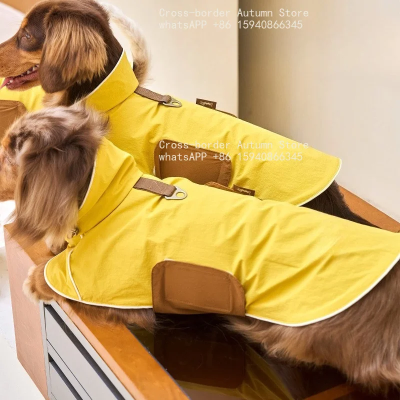 Pet cool clothes, waterproof and sun protection, quick-drying, luminous raincoats, trench coats are universal for cats and dogs.