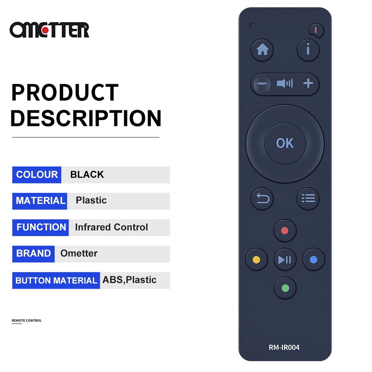 جديد RM-IR004 الأشعة تحت الحمراء للتحكم عن بعد ل QNAP التيار المتناوب TVS-882ST2 TVS-x73 TS-x53B RTL TVS-1282T3