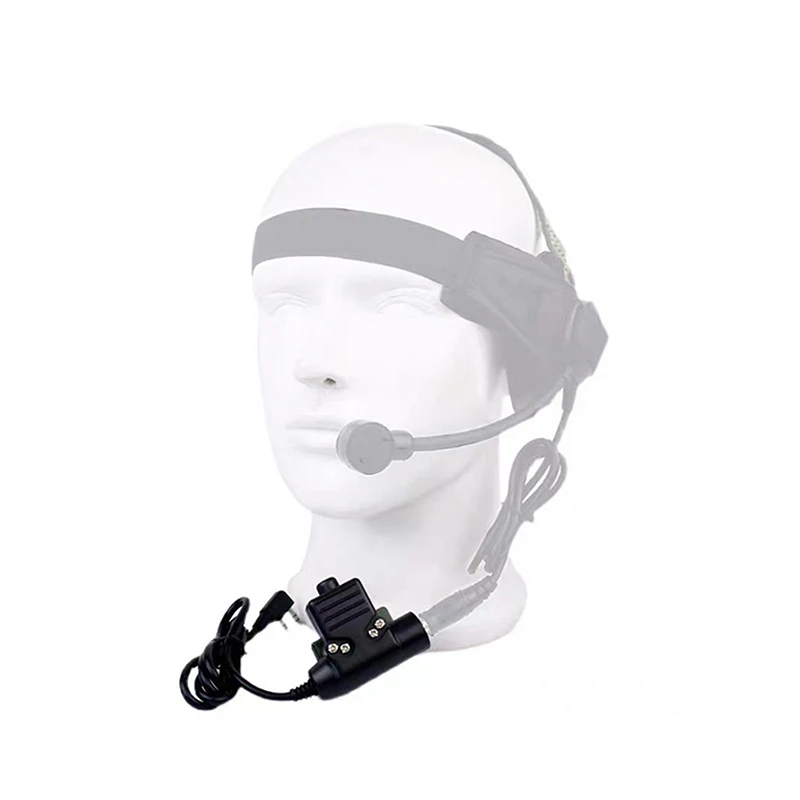 Tactical U94 PTT 7.0 Cable Plug Headset Adapter For Walkie Talkie K Interface UV-5R UV-S9 Plus UV-21