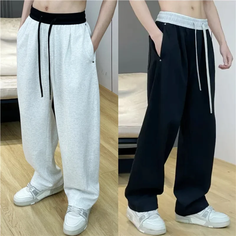 กางเกงลำลองสไตล์ญี่ปุ่นสำหรับผู้ชาย สไตล์ใหม่ ใส่ได้หลากหลาย ลุคสบายๆ อินเทรนด์ ฮาราจูกุ แฟชั่นเรียบง่าย