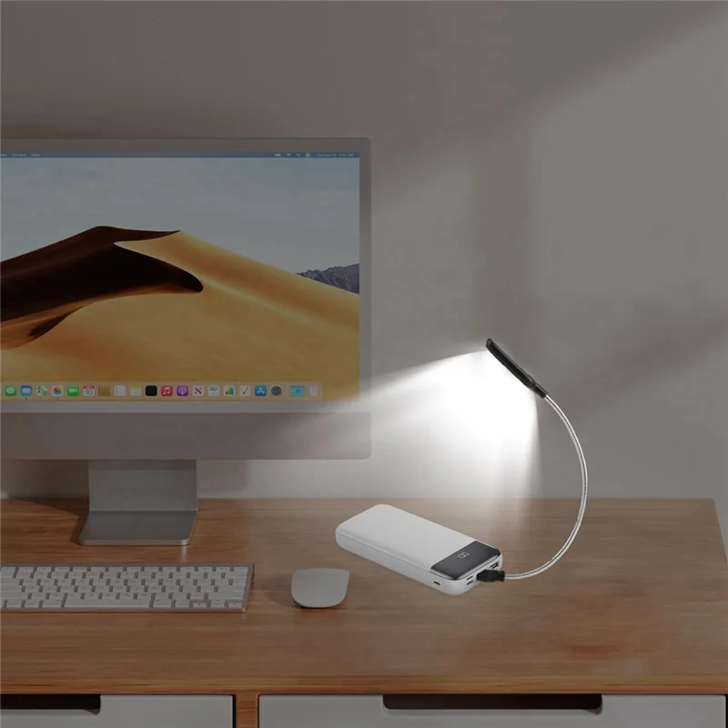 

Многофункциональная USB-лампа для ноутбука AEE3-An Maher, оснащенная гибкой шеей, светодиодной технологией защиты глаз для чтения.