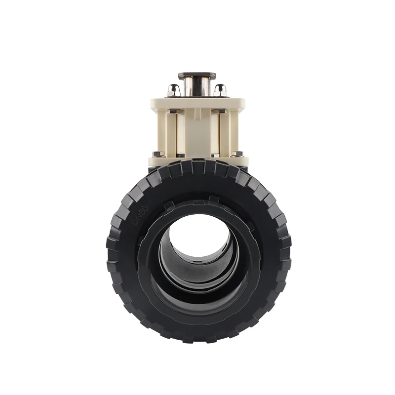 High-Endurance DN80 Electric Ball Valve High Quality UPVC Plastic Valve Bodies from Junzhou CN OEM and ODM Available