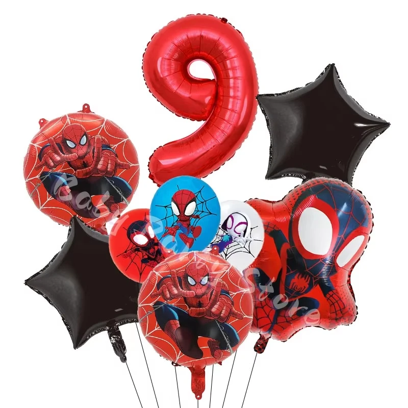 Spidey und seine fantastischen Freunde, Geburtstagsdekorationen, Geschirr-Set, Teller, Tassen, Hintergrund, Luftballons, Geburtstagsparty-Zubehör, Geschenke