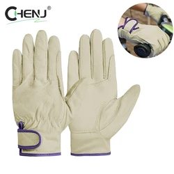 1 Pair Electric Welding Work Gloves Leather Welding Gloves Heat Resistant Security Protection Safety Work Gloves For Welder