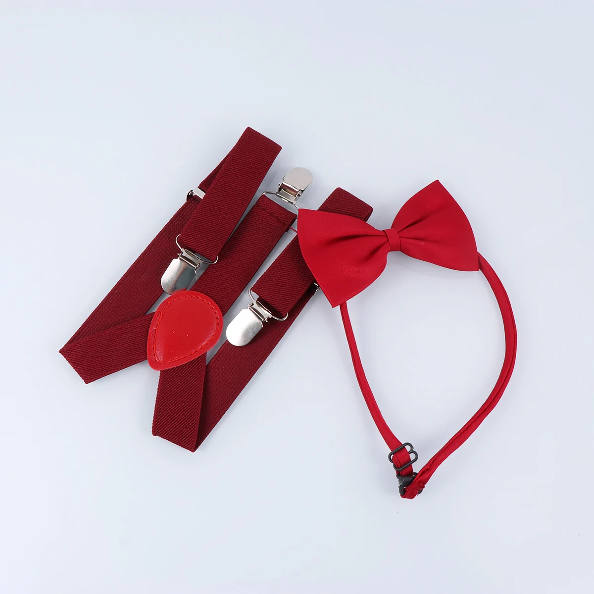 

Academy Style Tie Suspenders Set Elastic B Striped Kids Party Accessory X Back Suspenders Adjustable Strap Y Back Design