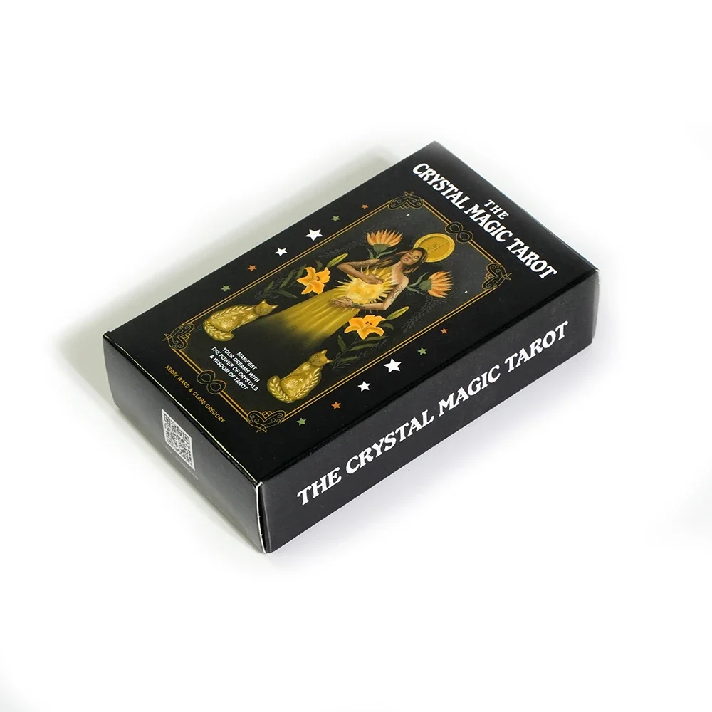 التارو السحري الكريستالي يفهم والتحكم في مصيرك مع لعبة لوحة بطاقات التارو 78 بطاقة التارو PDF دليل أوراكل #4
