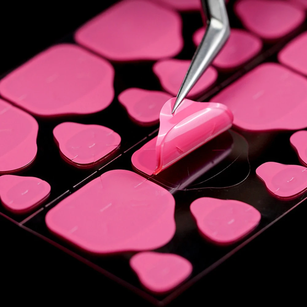 Nouvelle mode gelée colle Super collant 24 autocollants ruban adhésif imperméable faux ongles Gel détachable ongles bricolage conseils