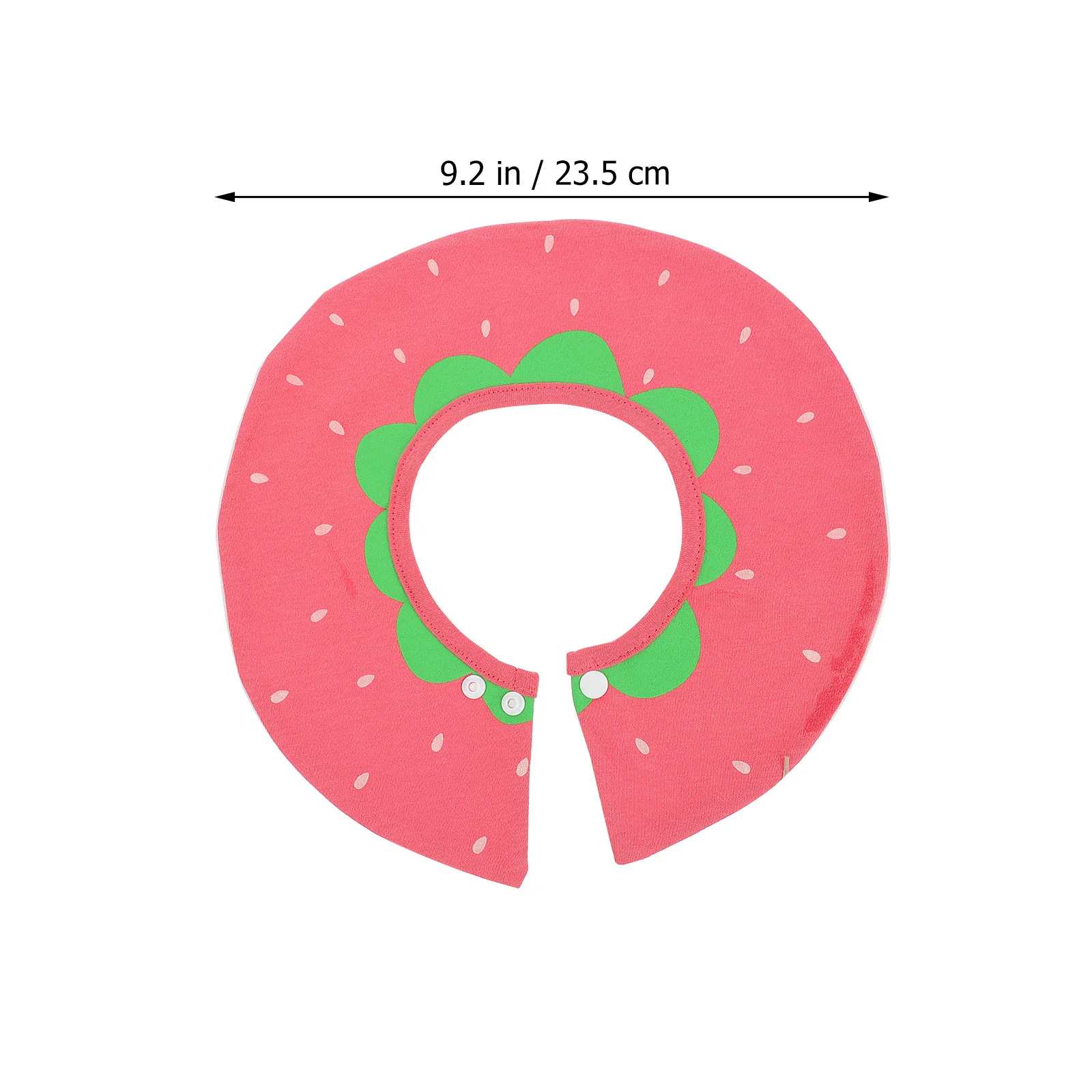 

2 Pcs Bib Cotton Drool Bibs Baby Teething Rotating Infant Round Supplies Feeding for 360-Degree