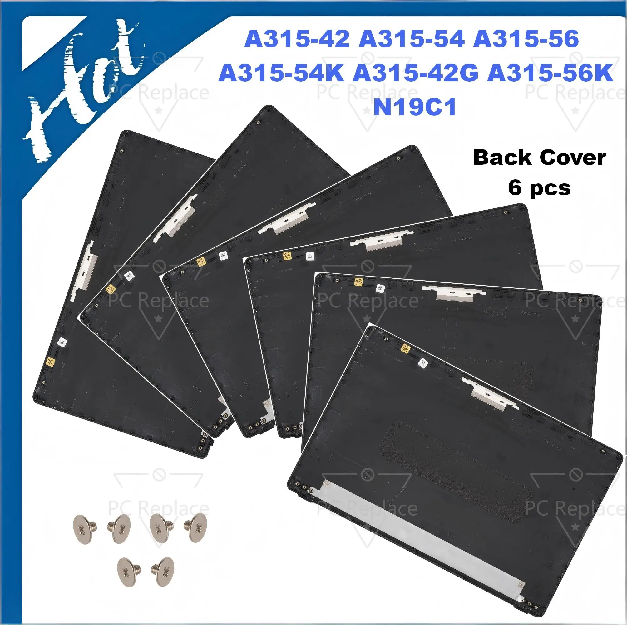 producto-al-por-mayor-n19c1-para-aspire-a315-54g-a315-42g-a315-54k-a315-56-a315-42-a315-54-a315-56-ex215-51-52-cubierta-trasera-lcd-6-piezas