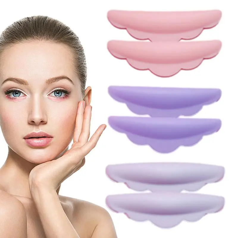 Lash Lift 6 Stuks Perm Krullen Wimper Schild Herbruikbaar Zacht Diy Wimper Tillen Gereedschap Wimper Separator Tool Plakkerige Krultang Balsem