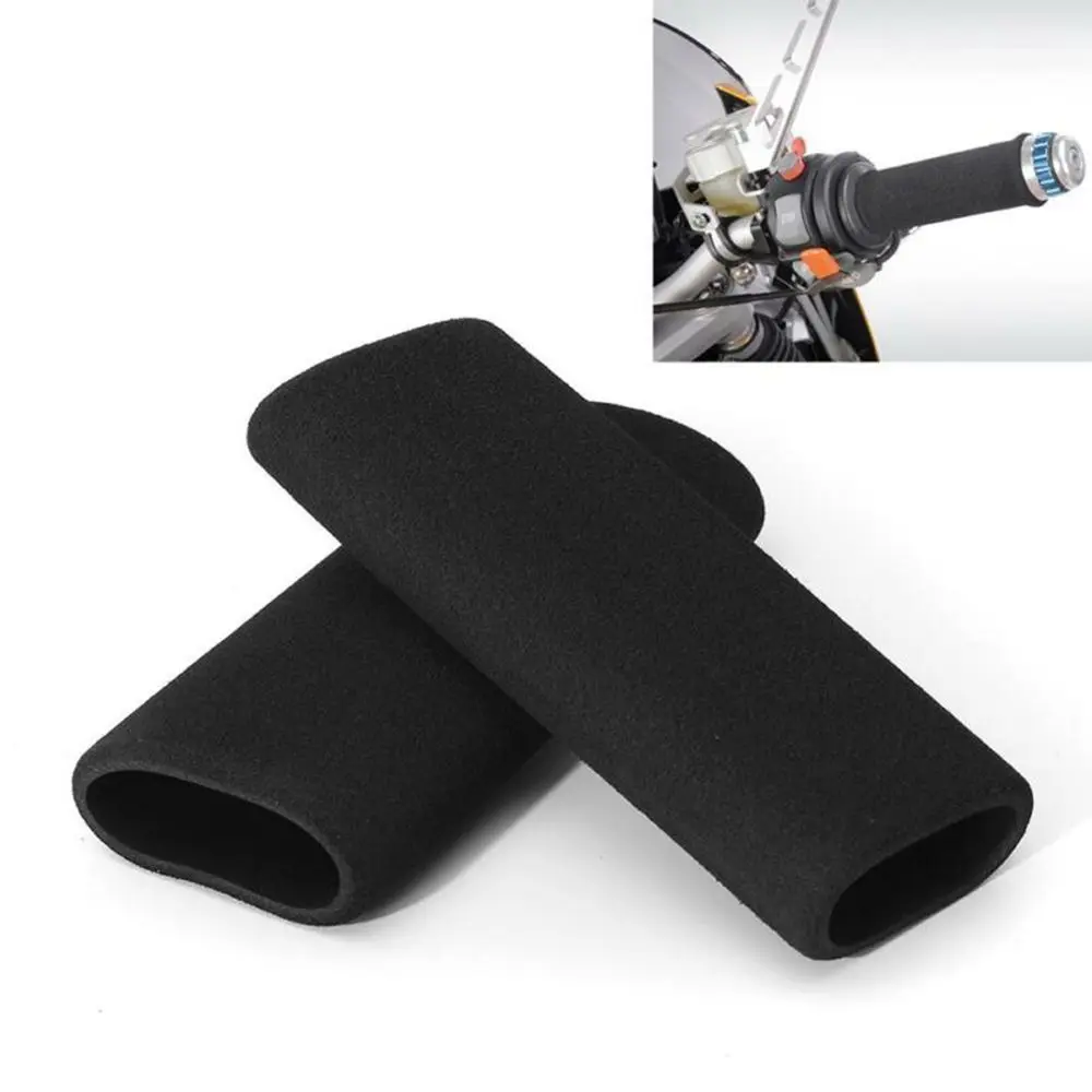 

Slip-on Anti Vibration 2PCS Handlebar Motorcycle Motorbike Grip Cover