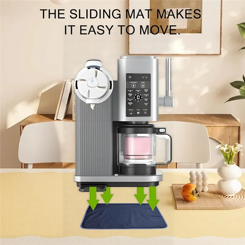 A74G-ノンスリップスライディングマット忍者 NC700 NC701 スラッシーマシンポータブルアイスクリームメーカームーバーパッドアイスクリームアクセサリー