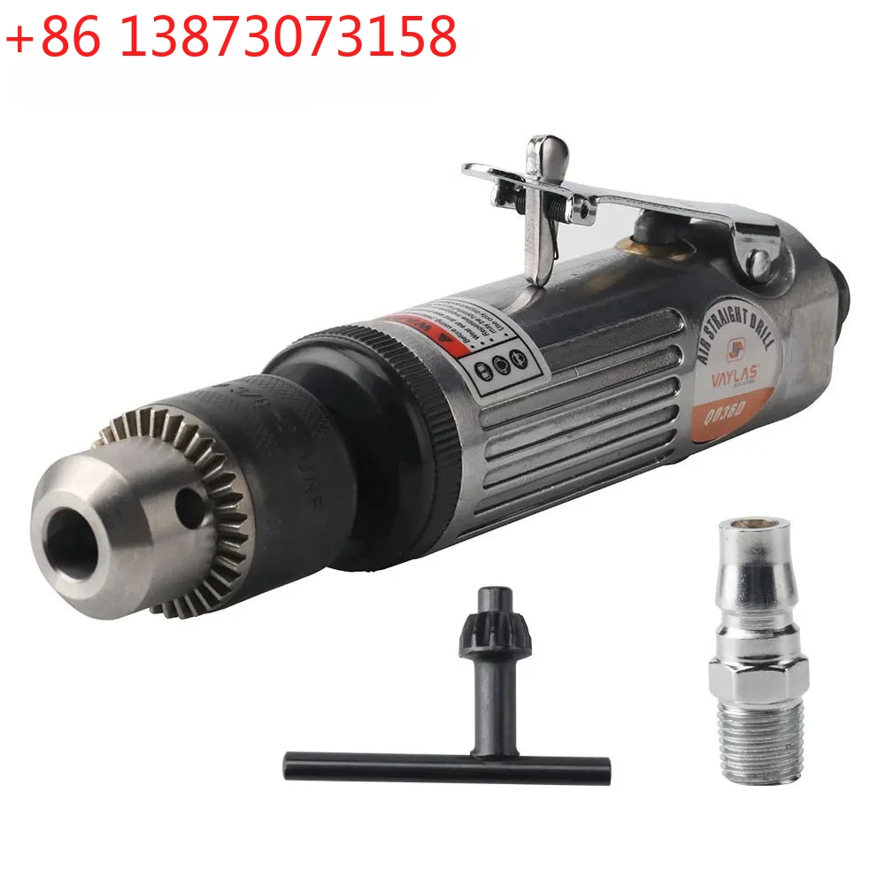 Taladro Neumático, Herramienta de Perforación Neumática, 22000 RPM, Diámetro Máximo del Mandril 1.5-10mm, Taladro Recto Multifuncional