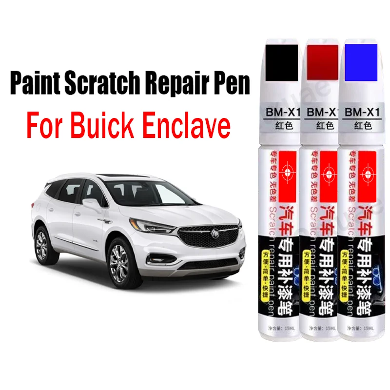 

Car Paint Scratch Repair Pen for Buick Enclave Touch-Up Pen Remover Paint Care Accessories Black White Red Blue Gray