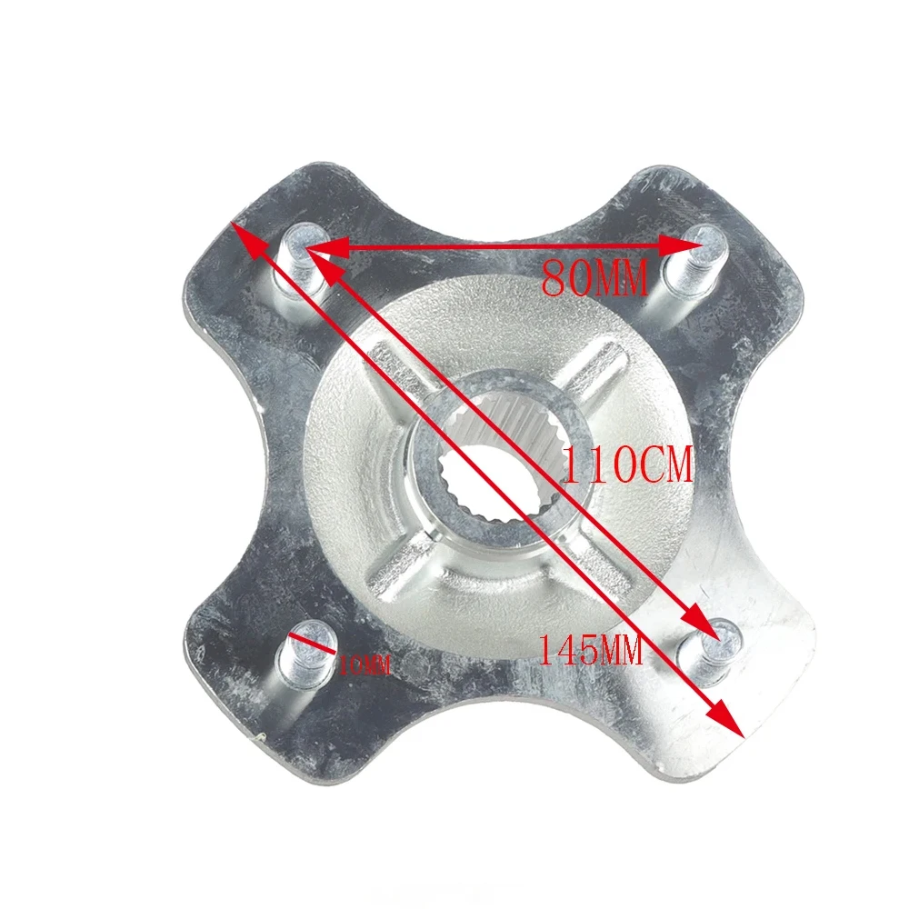 Rear Axle Wheel Hub  for Honda TRX420 FE TRX420FM Rancher 420 4X4 2007 2008 2009 2010 2011 2012 2013 24t W/Nut