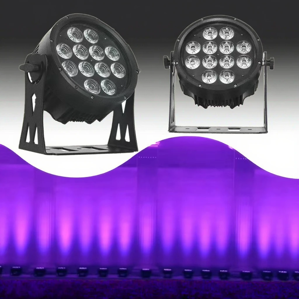 Baiyi Wifi Wireless Dmx Battery Powered Led Par Can 12*18w Outdoor Waterproof Led Stage Lights