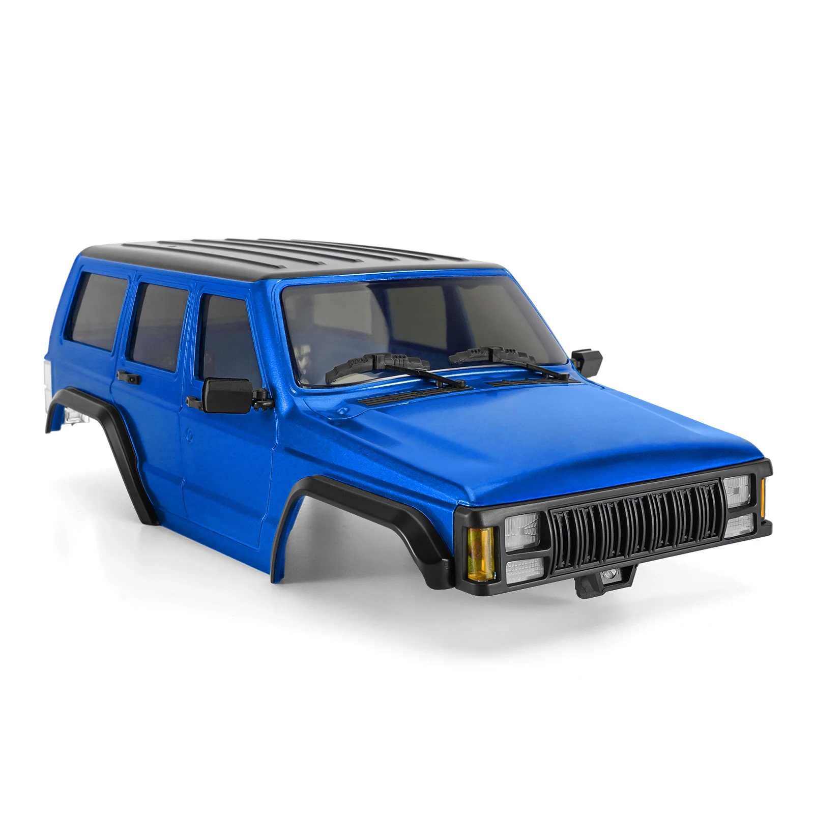 

ABS Hardtop Cherokee Body 6.10in Wheelbase for 1/18 RC Crawler TRX4M Bronco Defender Chassis (4M-106)