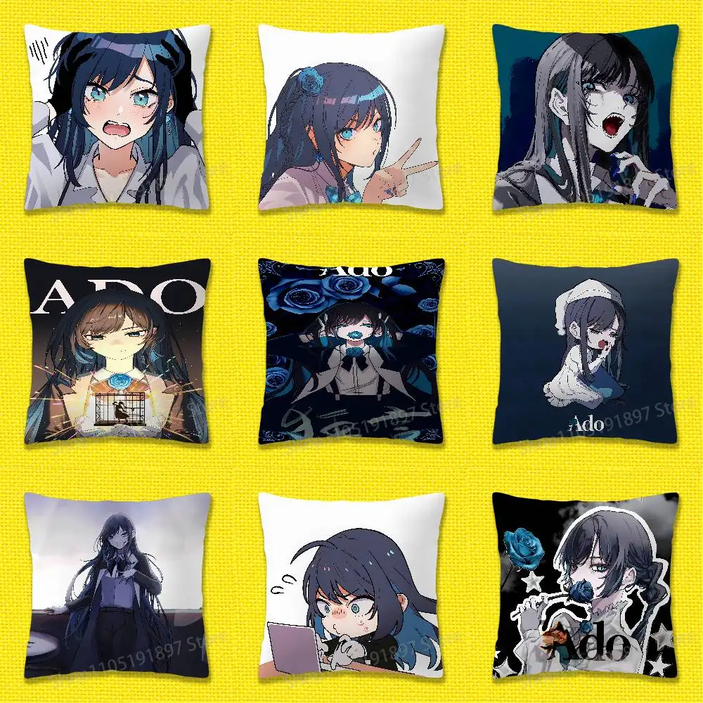 

Singer A-Ado Show LP Throw Pillow Case For 55x55cm 40x40cm 45x45cm 50x50cm 30x30cm Square Office Pillowship Cover