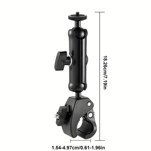 Imagen 2 del producto Soporte Starlink ajustable 360 °   Soporte de agarre de rotación para Mini accesorio Starlink, soporte de antena satelital para exteriores a prueba de viento