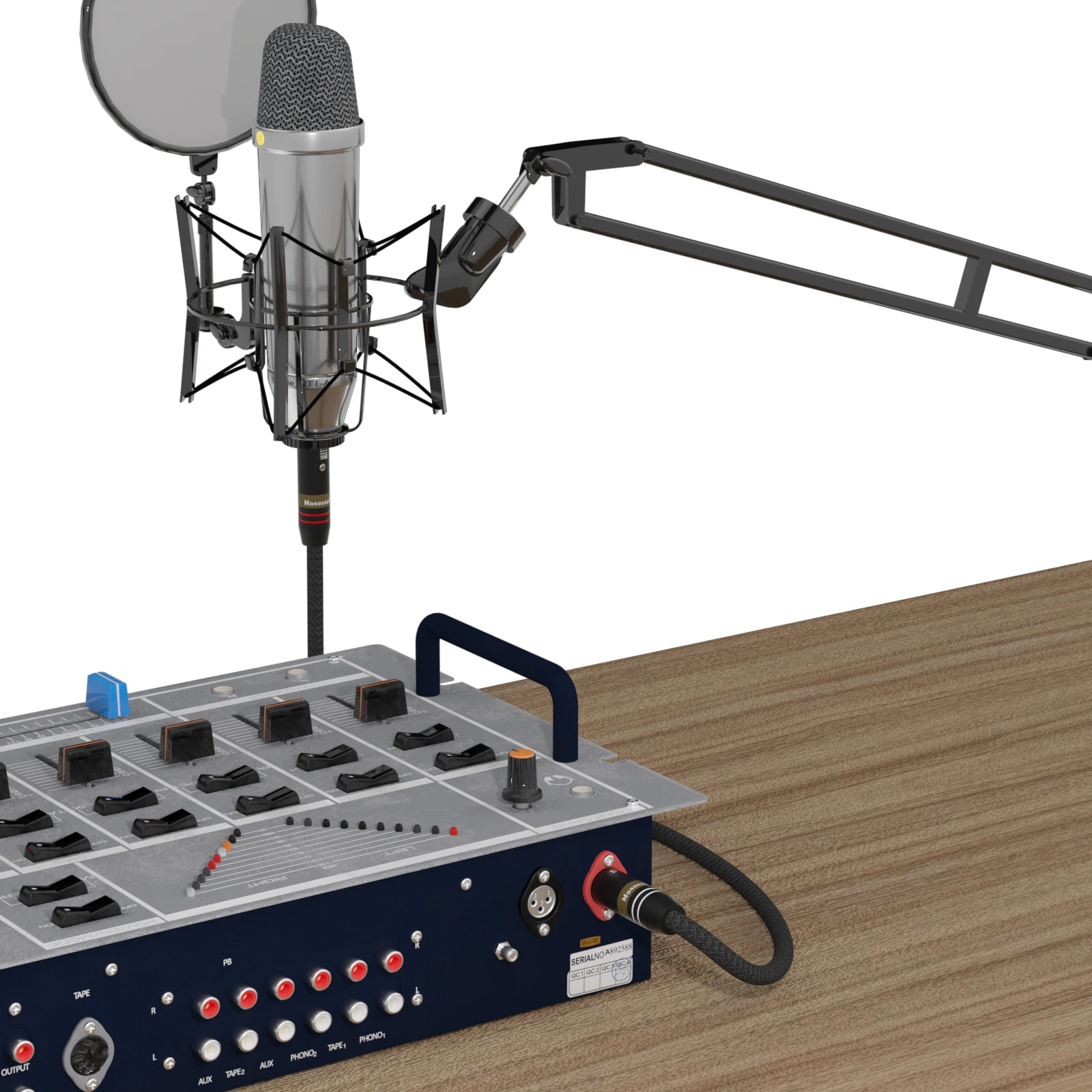 Monosaudio Multiple 99.9998% cuivre pur plaqué argent câble d'interconnexion d'équilibre Audio vidéo étendre le câble XRL, câble Hifi