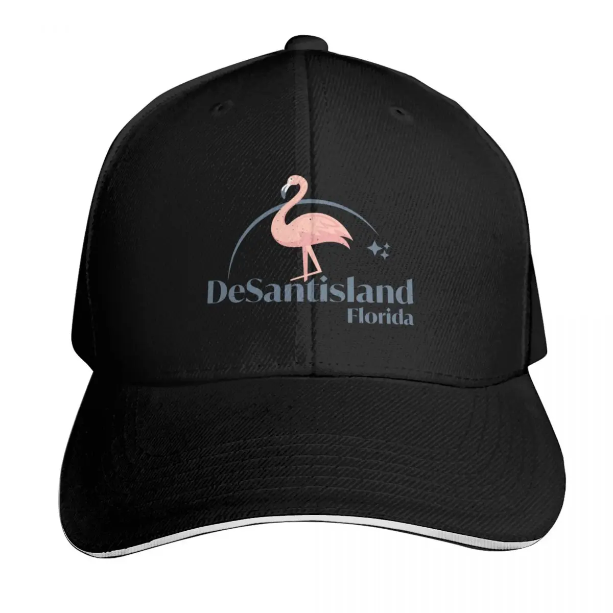 

DeSantisland Land Of Liberty - Land Of Florida Flamingo Baseball Cap derby hat New In Hat Rugby custom Hat Hats For Men Women's