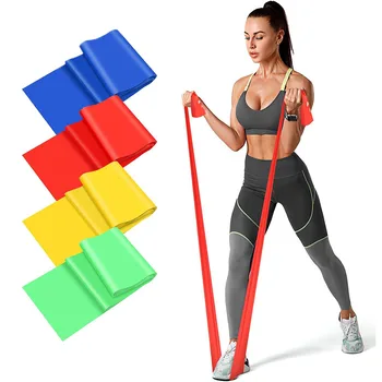 Resistance Bands Exercise Physical Therapy Bands Yoga Pilates Pull Strap for Home Gym…