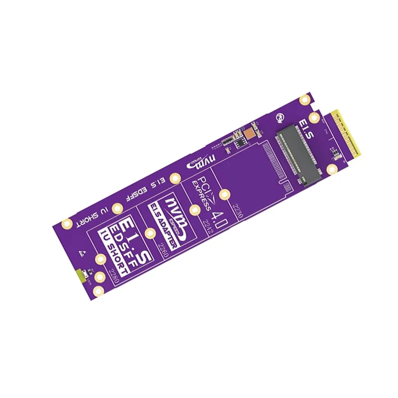 M13K-M.2 Nvme إلى EDSFF E1.S محول M.2 Nvme إلى E1.S تحويل بطاقة M.2 Nvme SSD إلى EDSFF E1.S محول للخادم/مركز البيانات