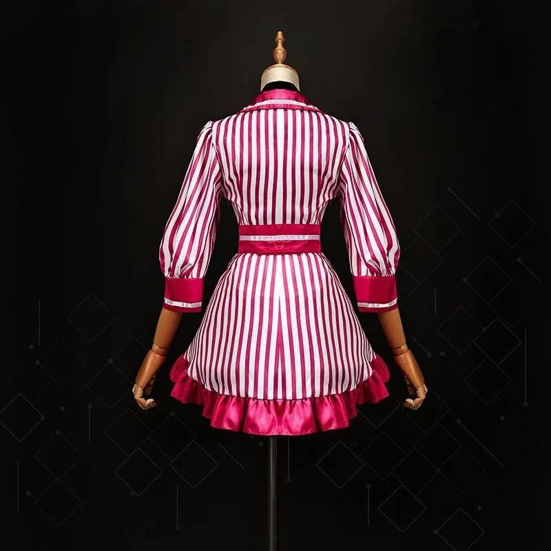 В наличии S-2XL Kitagawa Marin Косплей Аниме Myy Dress Up Darling Официантка Розовое Платье Парик Хэллоуин Вечерние Наряды для Женщин
