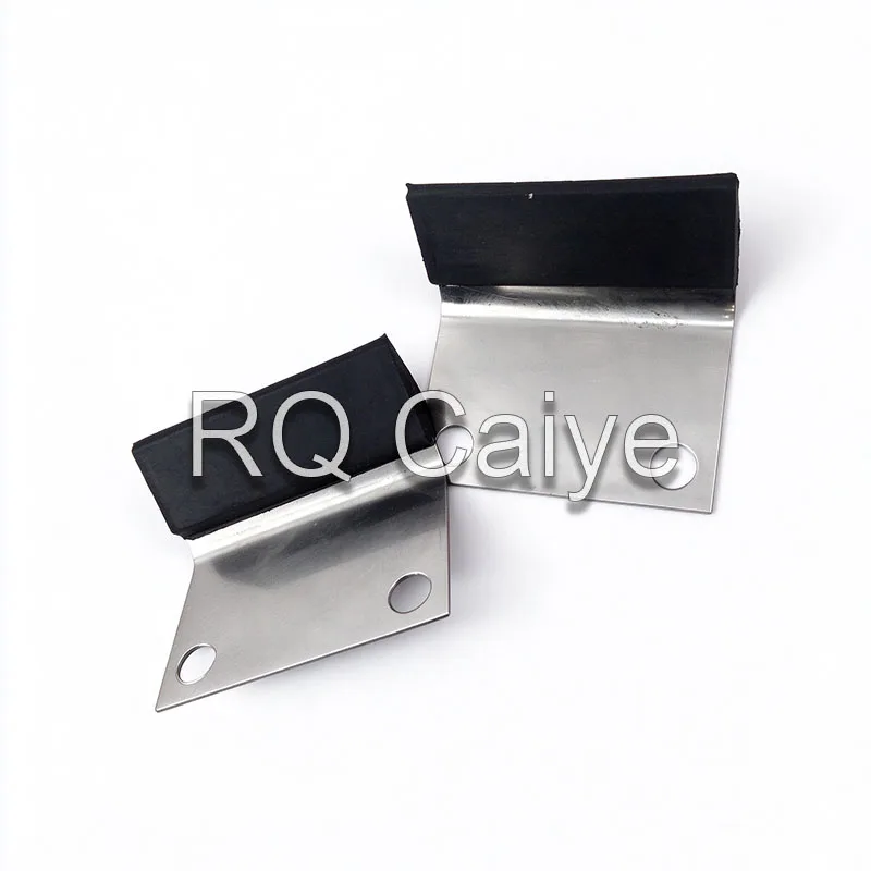 10Pieces Rubber Paper Stopper With Stainless Steel Bracket For KBA Rapida 105 106 142 162 Offset Printing Machine Feeder Parts
